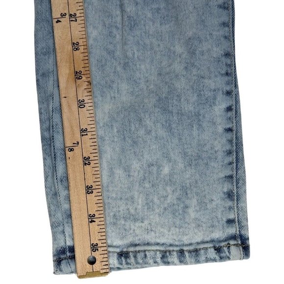 Kendall + Kylie The Icon High Rise Straight Jeans Distressed Size 7/28 - Picture 4 of 10